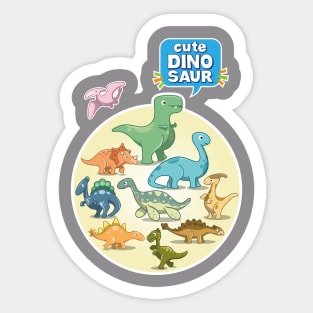 Cute Dinosaur Sticker